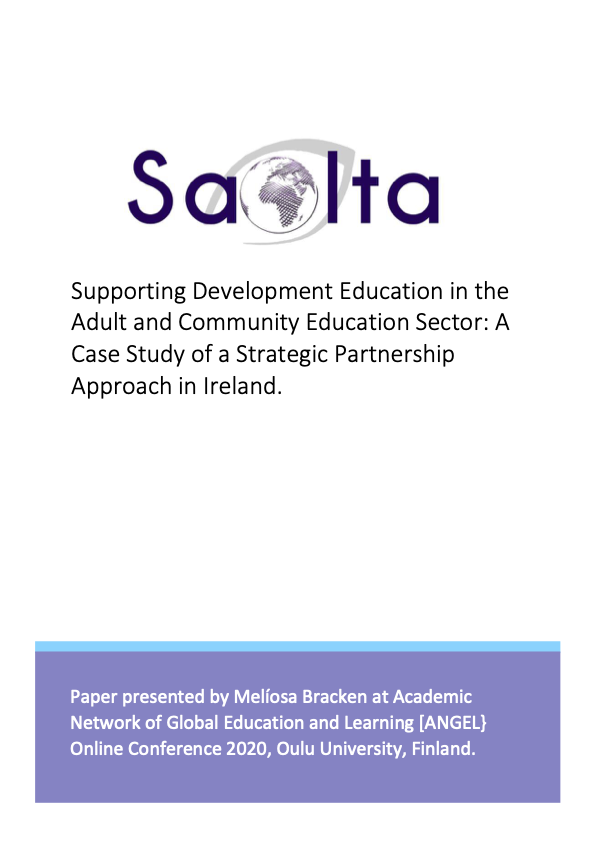 Case Study today of a Strategic Partnership Approach to Development Education for the Adult and Community Education sector