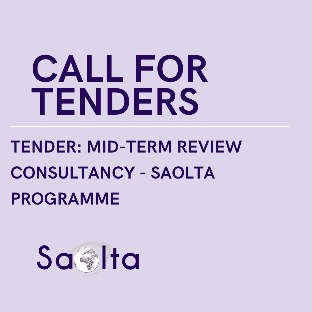 TENDER: MID-TERM REVIEW CONSULTANCY – SAOLTA PROGRAMME